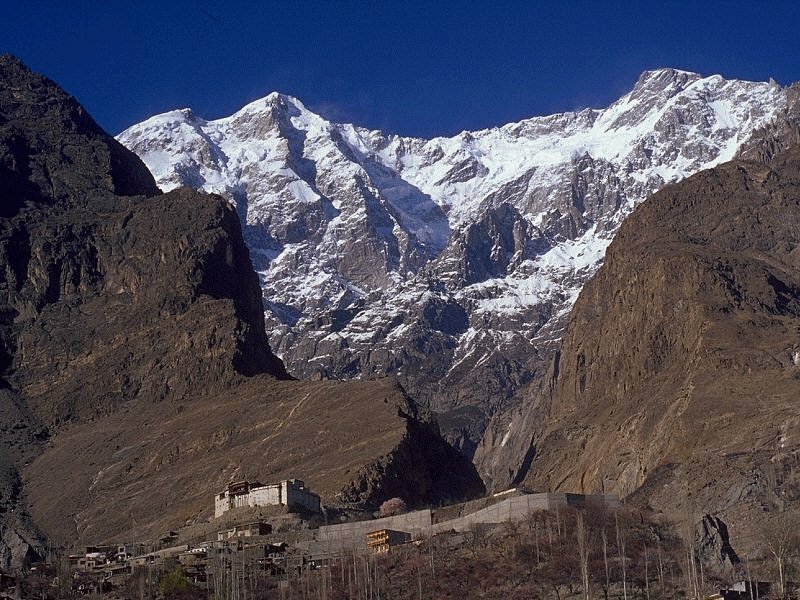 Ultar Peak near Baltit, Hunza.