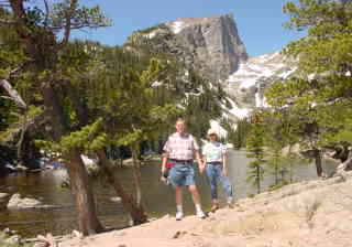 Kent and Marti in Rocky Mountain National Park 2007.